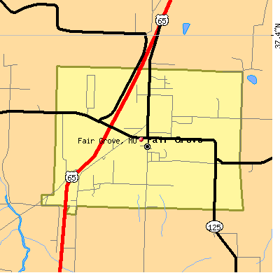 Fair Grove map