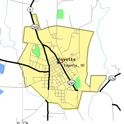 Fayette map