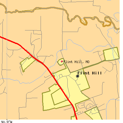 Flint Hill map