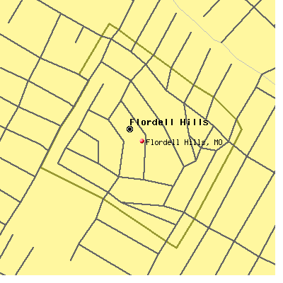 Flordell Hills map