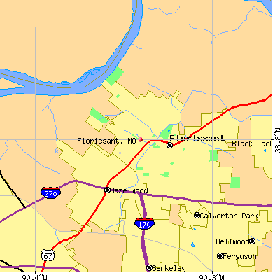 Florissant map