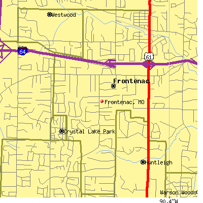 Frontenac map