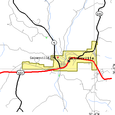 Gainesville map