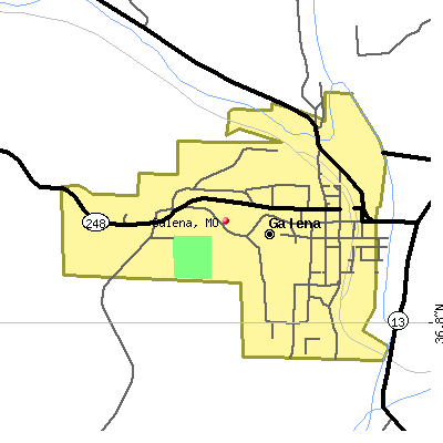 Galena map
