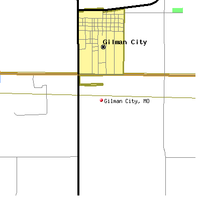 Gilman City map
