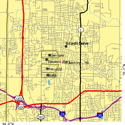 Gladstone map