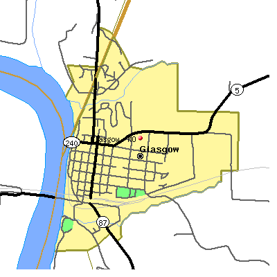 Glasgow map