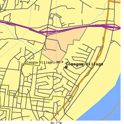 Glasgow Village map
