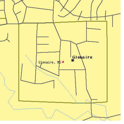 Glenaire map