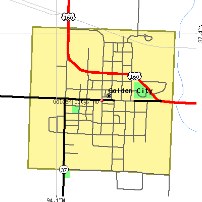 Golden City map