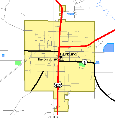 Hamburg map