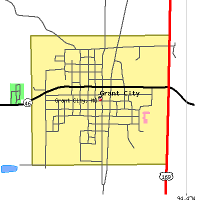 Grant City map