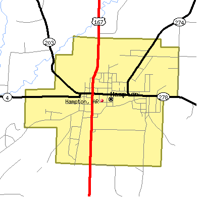 Hampton map