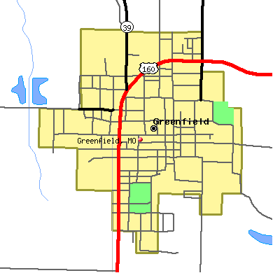 Greenfield map