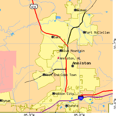 Anniston map