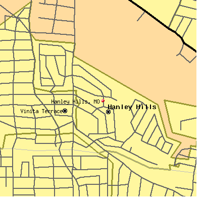 Hanley Hills map