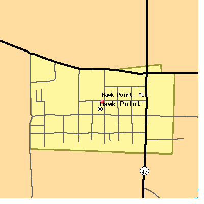 Hawk Point map