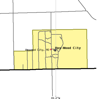 Haywood City map