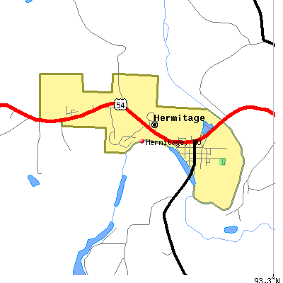Hermitage map