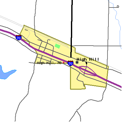 High Hill map