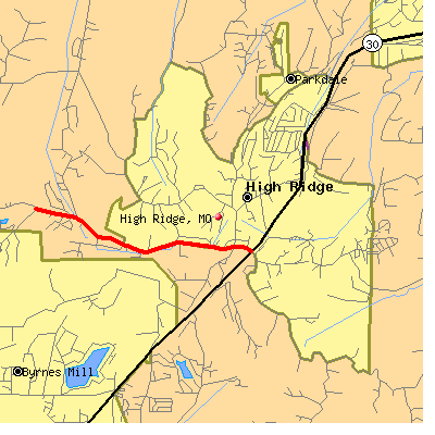 High Ridge map