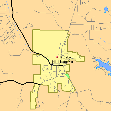 Hillsboro map