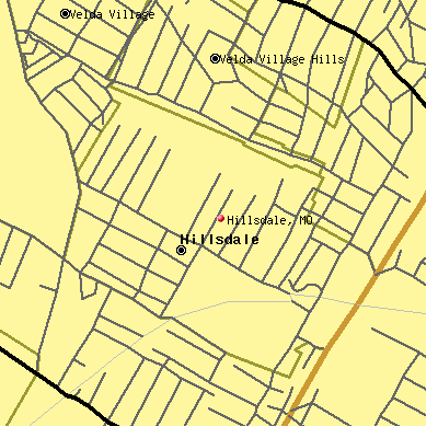 Hillsdale map