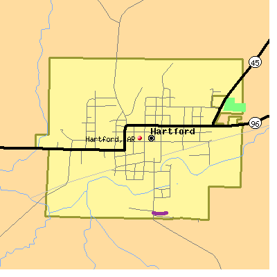 Hartford map