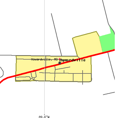 Howardville map