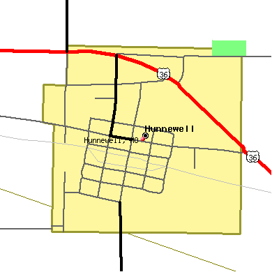 Hunnewell map