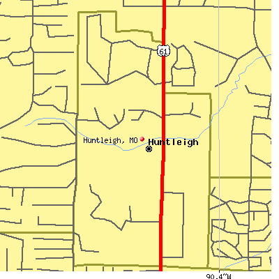 Huntleigh map