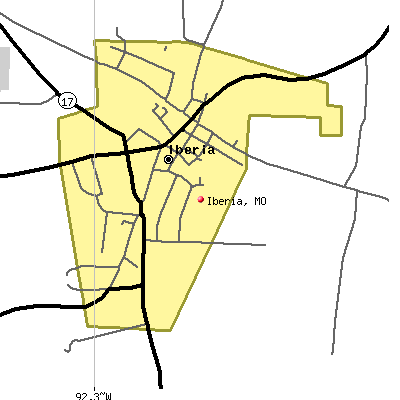 Iberia map