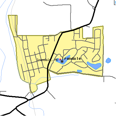 Irondale map