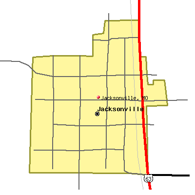 Jacksonville map