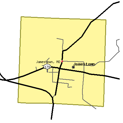 Jamestown map
