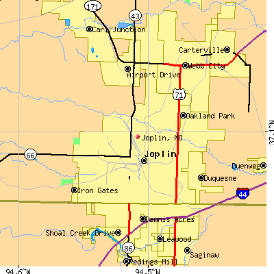 Joplin map