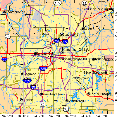Kansas City map