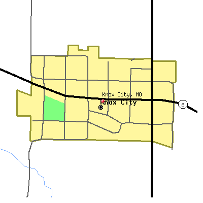 Knox City map