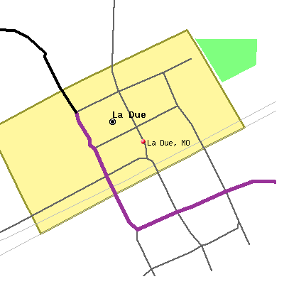 La Due map
