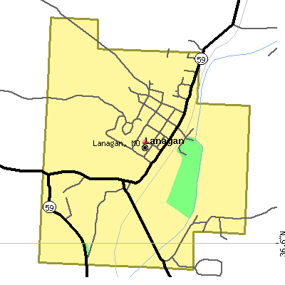 Lanagan map