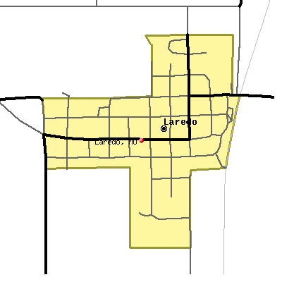 Laredo map