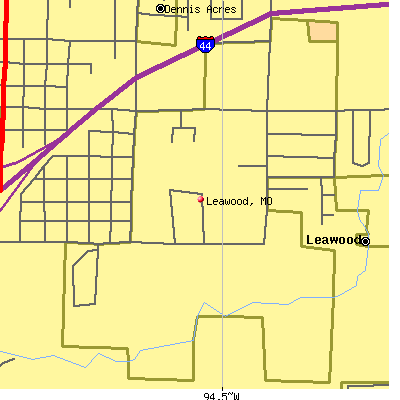 Leawood map