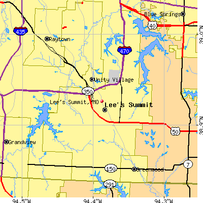 Lee's Summit map