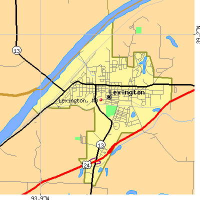 Lexington map