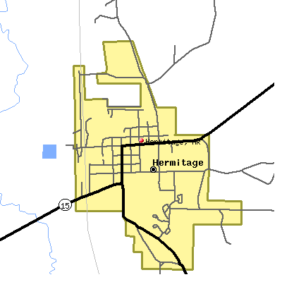 Hermitage map
