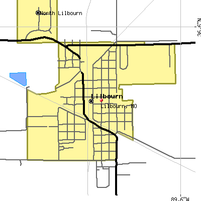 Lilbourn map