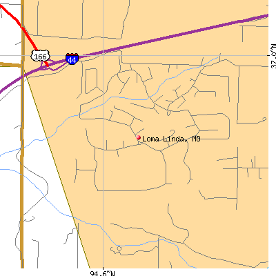 Loma Linda map
