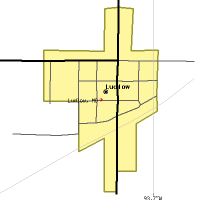 Ludlow map