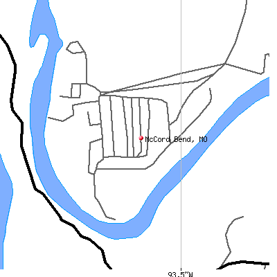 McCord Bend map