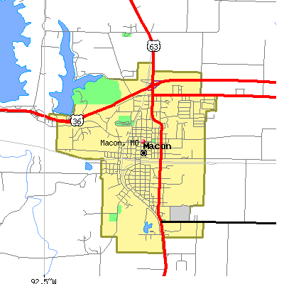 Macon map
